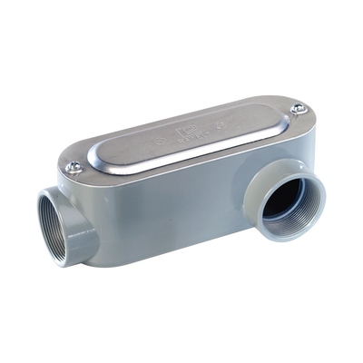 Caja Condulet tipo LL de 1″ (25.4 mm) Incluye tapa y tornillos.