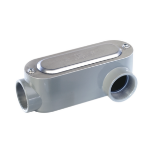 Caja Oval Roscada tipo LL de 2 1/2″ grande (63.5 mm) / Incluye tapa y tornillos.