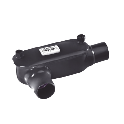 Caja Ovalada tipo LR con Recubrimiento Exterior de PVC de 2″ (50.8 mm).