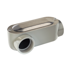 Caja Oval Roscada tipo LR de 1/2″ (12.7 mm) / Incluye tapa y tornillos.