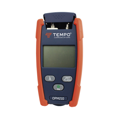 Medidor de Potencia (Micro OPM) para Fibra Óptica con Localizador Visual de Fallos (VFL), Entrada Universal de 2.5 mm (para Conectores SC, ST y FC), Rango de Medición de -70 a +10 dBm