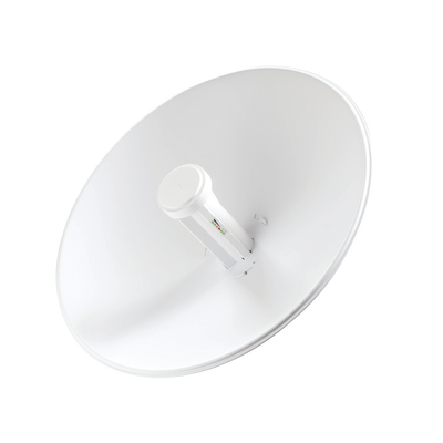 PowerBeam airMAX M2, hasta 150 Mbps, frecuencia 2 GHz (2405 – 2475 MHz) con antena tipo plato de 18 dBi