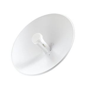 PowerBeam airMAX M5, larga distancia, frecuencia 5 GHz (5170-5875 MHz) con antena tipo plato de 25 dBi