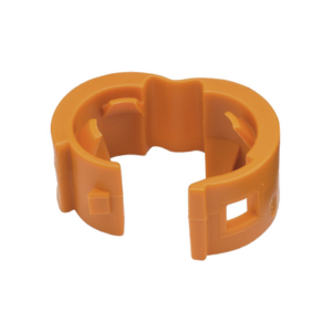 Kit de 25 Clips de Identificación Para Patch Cords, Compatible con Diámetros de 4.7 a 7.8 mm (0.19 a 0.31 Pulgadas), Color Naranja