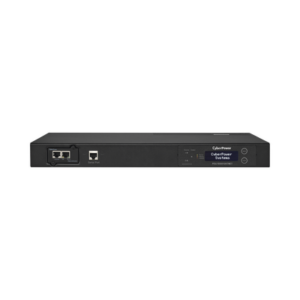 PDU ATS (Fuente Redundante Auto-transferible) Monitoreable, Para Distribución de Energía, 2 Entradas 120 Vca NEMA5-15P, Con 10 Salidas NEMA 5-15R, Horizontal 19in, 1UR
