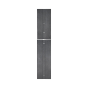 Tapa Final de Fila, Para Organizador Vertical PE2V PatchRunner™ 2, de 45 UR, Color Negro