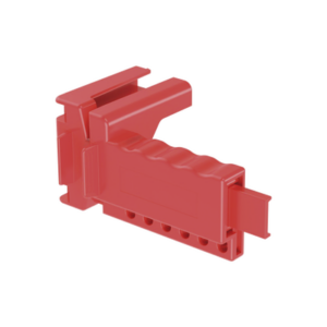 Dispositivo de Bloqueo LOTO para Válvulas de Bola, para Diámetros de Tubería de 1/4″ a 1″ y Longitud de Mango Hasta 7.5″, Color Rojo