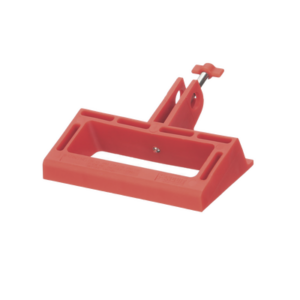 Bloqueador LOTO de Manija Grande para Disyuntores de Caja Moldeada, 2.24″ (56.8m) Largo x 3.75″ (95.2mm) Ancho. Color rojo