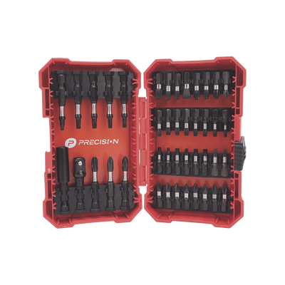 Juego de 42 Puntas para Taladro + Estuche (Entrada Hex. 1/4″)