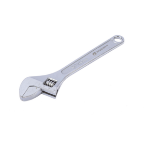 Llave Ajustable (Perico) de 20.5 cm (10”). Apertura máxima de Mordaza de 30 mm.