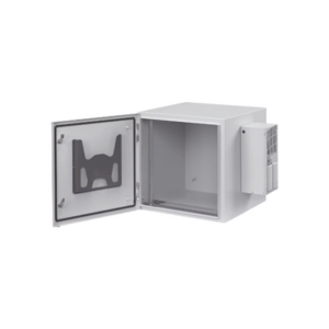 Gabinete Industrial ProTek de 19 UR de 922 x 600 x 614 mm Puerta Sólida Con Aire Acondicionado de 800 BTU / Protección NEMA Tipo 4/12; IP66, Fabricado en Acero Color Gris Claro