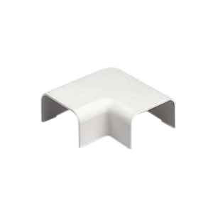 Conexión en ángulo recto “L”, para uso con canaleta LD5, material ABS, Color Blanco Mate