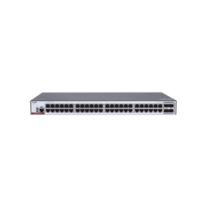 Switch Administrable Capa 3 con 48 puertos Gigabit + 4 SFP+ para fibra 10Gb, gestión gratuita desde la nube.