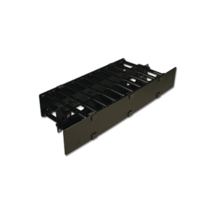 Organizador de Cable Horizontal RS3, Doble, Para Rack de 19in, 4in de profundidad, 2UR