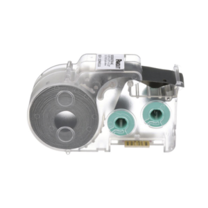 Casete de 350 Etiquetas Autolaminadas de 19 x 19 mm (0.75 x 0.75 pulgadas), para Cables de 2 a 4.1 mm (0.08 a 0.16 pulgadas) de Diámetro, Área de Impresión Color Blanco