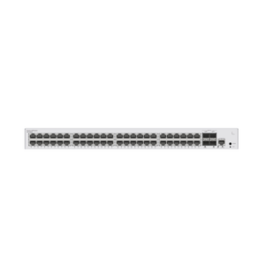 Switch de Distribución/Core Gigabit Administrable Capa 3 / 48 puertos 10/100/1000 Mbps / 4 Puertos 10GE SFP+ Uplink / ERPS / Rutas Estáticas / iStack / Administración Nube Gratis