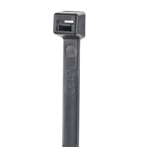 Cincho STRONGHOLD de Nylon 6.6, 1020mm largo x 9mm ancho, Color Negro Exterior, Resistente a Rayos UV, Paquete de 50 Piezas