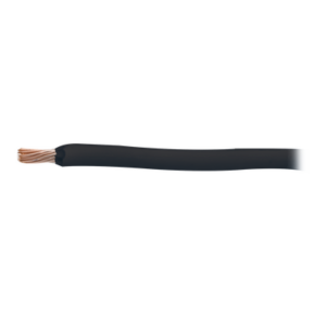 Cable Eléctrico de Cobre Recubierto THW-LS Calibre 1/0 AWG 19 Hilos Color Negro (100 metros).