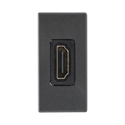 Módulo HDMI Hembra – Hembra Color Grafito / (K129B/14)