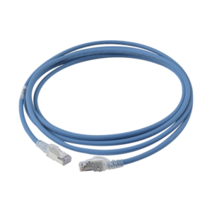Patch Cord Skinny Cat6A Blindado S/FTP, 3.05 Metros (10 Pies), Diámetro Reducido 28 AWG, Color Azul