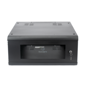 Gabinete de Pared con Puerta de Cristal Templado, 635mm de Profundidad, 4U Rack de 19”, Acero Reforzado