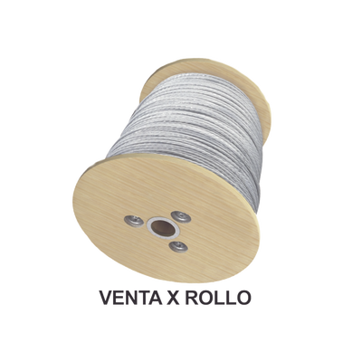 Cable Retenida de 3/8″, Resistencia 4900 Kg, 7 Hilos (Carrete de 2000 metros).
