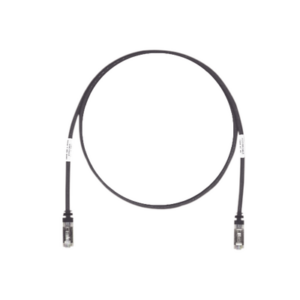 Patch Cord Cat6A, Blindado S/FTP, CM/LS0H, 3.05 Metros (10 Pies), Color Negro