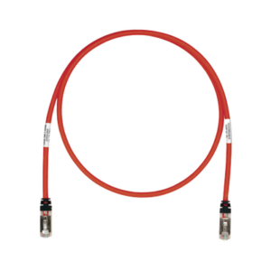 Patch Cord Cat6A, Blindado S/FTP, CM/LS0H, 7.62 Metros (25 Pies), Color Rojo