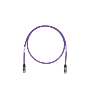 Patch Cord Cat6A, Blindado S/FTP, CM/LS0H, 2.13 Metros (7 Pies), Color Violeta