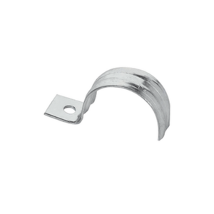 Abrazadera para tubo tipo uña 1 1/4″ bolsa con 5 piezas