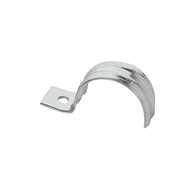 Abrazadera para tubo tipo uña 1 1/4″ bolsa con 5 piezas