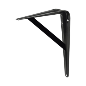 Ménsula de Acero Reforzado 13″ x 20″ ( 33 x 50.8 cm) /Color Negro.