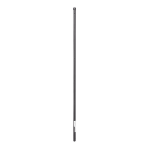 Poste de Esquina Negro de 1.2m para Cerca Electrificada de Tubo Galvanizado cal. 18 de 1″Diam. para 5 Aisladores (No incluidos).