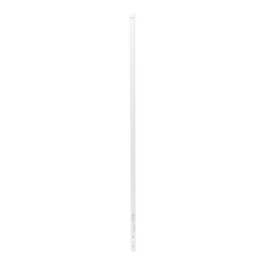 Poste de Esquina Blanco de Acero Galv. de 1.2m para Cerca Electrificada cal. 18 de 1″ Diam. para 5 Aisladores (No incluidos).