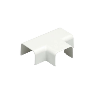 Conexión en “T”, para uso con canaleta LD5, material ABS, Color Blanco Mate
