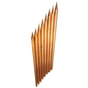 Varilla de Acero con Recubrimiento de Cobre Diámetro 5/8″ de 3 m de Largo