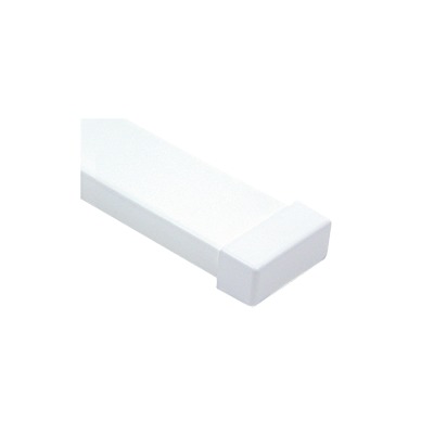 Tapa final blanca de PVC auto extinguible, para canaleta PT48 (6190-01002)
