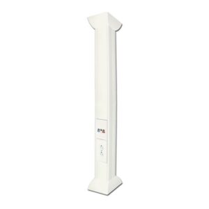 Pole Blanco de 3 Metros (9.84 Pies) para Instalaciones Eléctricas, Voz y Datos, No Incluye Accesorios, Se Venden por Separado los Modelos TEK100DUPLEX (Accesorios de Fijación y Contacto Duplex) y TEK100UNI (Soporte y Tapa Universal) (13000-01000)