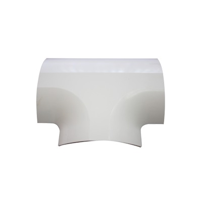 Sección en “T” color blanco de PVC auto extinguible para canaleta DMC4FT (9440-02001)