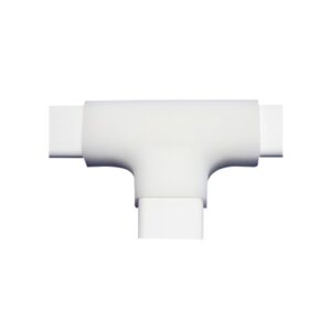 Sección en “T ” de PVC auto extinguible, para canaleta TMK0812 (3 Piezas) (5040-02001)