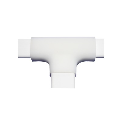 Sección en “T ” de PVC auto extinguible, para canaleta TMK0812 (3 Piezas) (5040-02001)