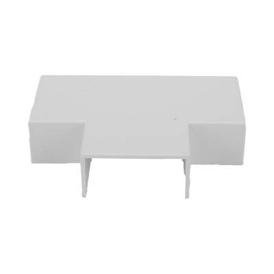 Sección en “T” color blanco de PVC auto extinguible, para canaletas TMK1735, TMK1735SD (5340-02001)