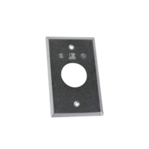 Tapa rectangular aluminio para contacto de 40.3 mm, tipo RR a prueba de intemperie.