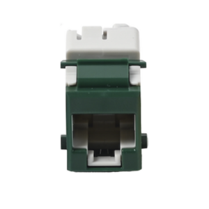 Jack Ultramax Cat5e, UTP, Tipo Keystone, Color Verde, Punch Down