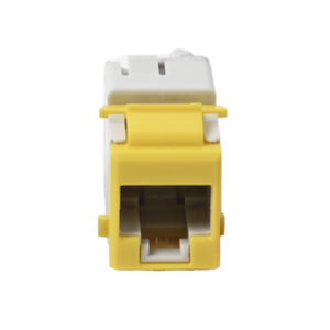 Jack Ultramax Cat6a, Utp, Tipo Keystone, Color Amarillo, Punch Down