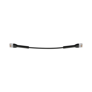 UniFi Ethernet Patch Cable Cat6 de 22 cm (8.66 pulgadas), Color Negro