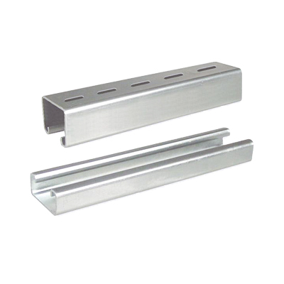 Unicanal Perforado, 4×4, 3000 mm, acabado ElectroZinc