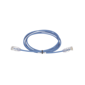 Cable de Parcheo TX6, UTP Cat6, Diámetro Reducido (28AWG), Color Azul, 12.5 Metros (41 Pies)
