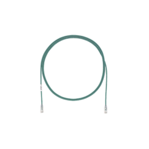 Cable de Parcheo TX6, UTP Cat6, Diámetro Reducido (28AWG), Color Verde, 2.74 Metros (9 Pies)