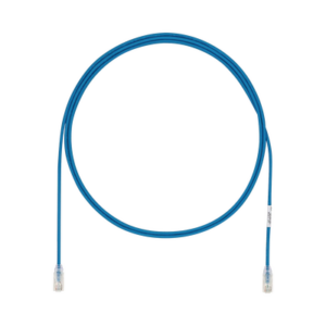 Cable de Parcheo UTP Cat6A, CM/LSZH, Diámetro Reducido (28AWG), Color Azul, 3.05 Metros (10 Pies)